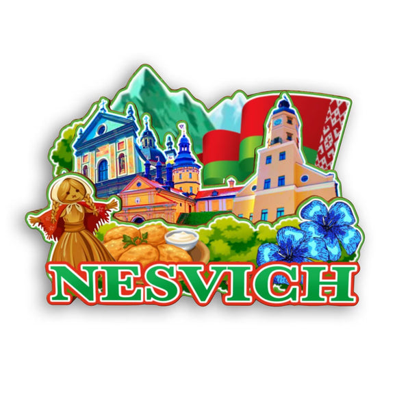 Refrigerator Magnet for Nesvizh Belarus  2471