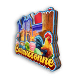 Refrigerator Magnet for Carcassonne France  2583