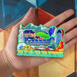 Refrigerator Magnet for Biarrizt France  2615