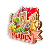 Магнит на холодильник для Мардина, Турция, 1680