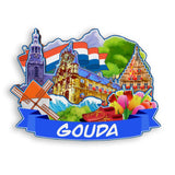 Refrigerator Magnet for Gouda Netherlands  1990