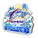 Refrigerator Magnet for Qinzhou, Guangxi, China  704