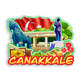 Refrigerator Magnet for Canakkale Turkey  1673
