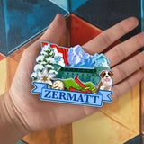 Магнит на холодильник Церматт Швейцария 2034