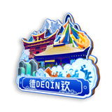 Refrigerator Magnet for Deqin, Yunnan, China  757