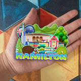 Refrigerator Magnet for Hamilton New Zealand  2744