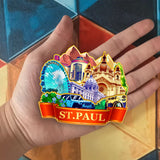 Refrigerator Magnet for St.Paul Minnesota USA  1004
