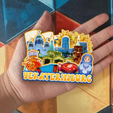 Refrigerator Magnet for Yekaterinburg Russia  2543