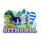 Refrigerator Magnet for Sithonia Greece  1779