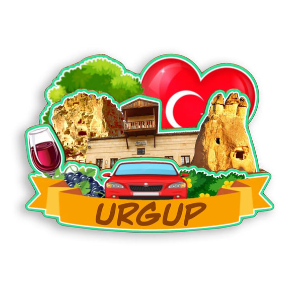 Kühlschrankmagnet für Urgup, Türkei 1658