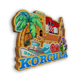 Refrigerator Magnet for Korcula Croatia  2235