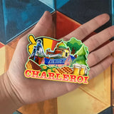 Refrigerator Magnet for Charleroi Belgium  2028