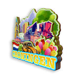 Магнит на холодильник для Гронингена, Нидерланды, 1982