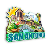 Kühlschrankmagnet für San Antonio Texas USA 385