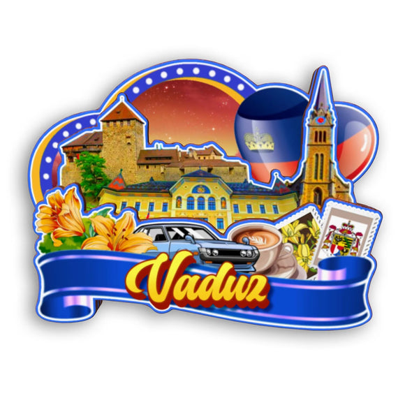 Refrigerator Magnet for Vaduz Liechtenstein  2498