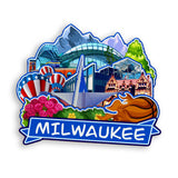 Refrigerator Magnet for Milwaukee Wisconsin USA  912