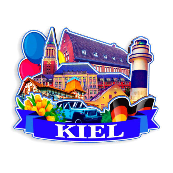 Refrigerator Magnet for Kiel Germany  1249