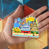 Refrigerator Magnet for Minneapolis Minnesota USA  1001