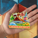 Refrigerator Magnet for Winston-Salem North Carolina USA  1096