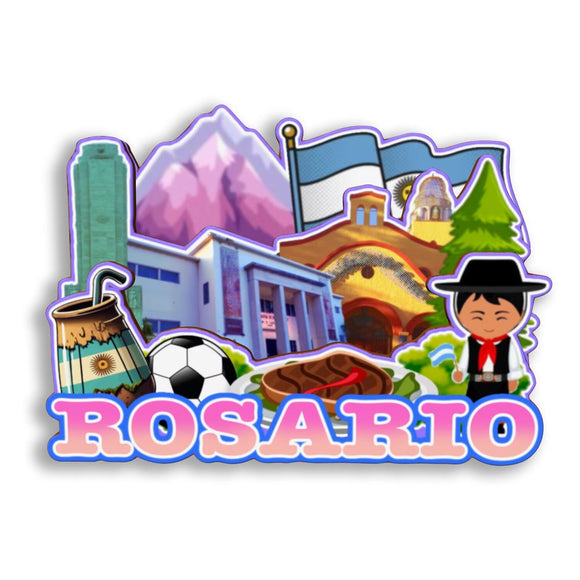 Refrigerator Magnet for Rosario Argentina  2834