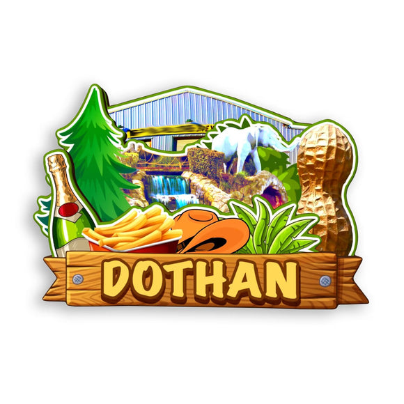 Kühlschrankmagnet für Dothan Alabama USA 363