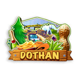 Kühlschrankmagnet für Dothan Alabama USA 363