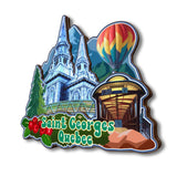 Магнит на холодильник для Сент-Джорджес Квебек Канада 123