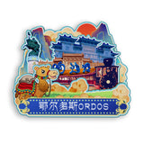 Refrigerator Magnet for Ordos, Inner Mongolia, China  850