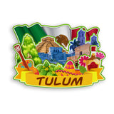 Refrigerator Magnet for Tulum Mexico  1807