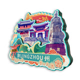 Kühlschrankmagnet für Jingzhou, Hubei, China 587