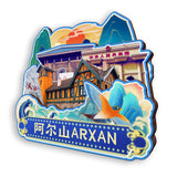 Refrigerator Magnet for Arxan Inner Mongolia, China  860
