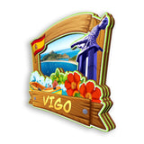 Kühlschrankmagnet für Vigo, Spanien 1554