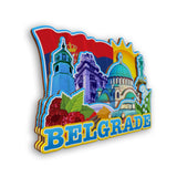 Refrigerator Magnet for Belgrade Serbia  2510