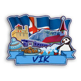 Refrigerator Magnet for Vik Iceland  2247