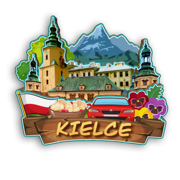 Refrigerator Magnet for Kielce Poland  2133