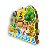 Refrigerator Magnet for Zaporizhzhya Ukraine  2403