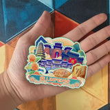 Refrigerator Magnet for Linfen, Shanxi, China  656