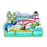 Kühlschrankmagnet für Lake Havasu City Arizona USA 319