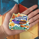 Refrigerator Magnet for Wuhu, Anhui, China  740