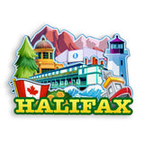 Kühlschrankmagnet für Halifax Kanada 1860