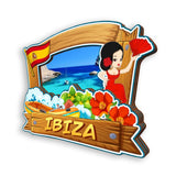 Kühlschrankmagnet für Ibiza Spanien 1411