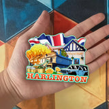 Refrigerator Magnet for Harlington UK  1473