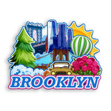 Refrigerator Magnet for Brooklyn New York USA  1068