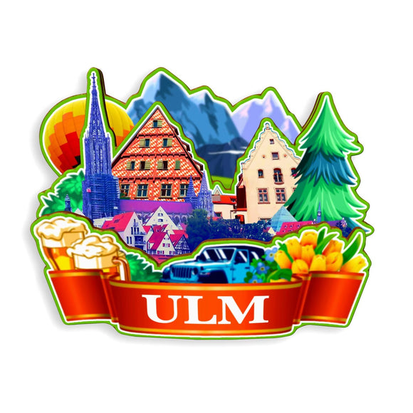 Refrigerator Magnet for Ulm Germany  1246