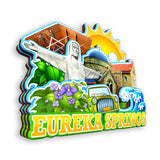 Kühlschrankmagnet für Eureka Springs Arkansas USA 343