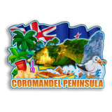 Refrigerator Magnet for Coromandel Peninsula New Zealand  2766