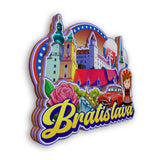 Refrigerator Magnet for Bratislava Slovakia  2373
