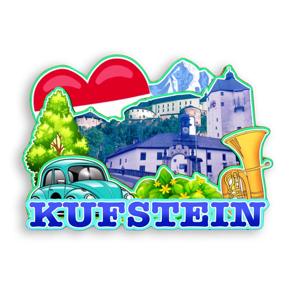 Refrigerator Magnet for Kufstein Austria  1619