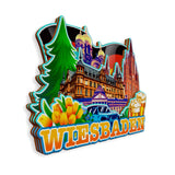Kühlschrankmagnet für Wiesbaden Deutschland 1227