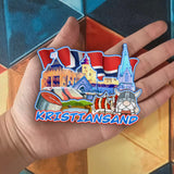 Kühlschrankmagnet für Kristiansand Norwegen 2277